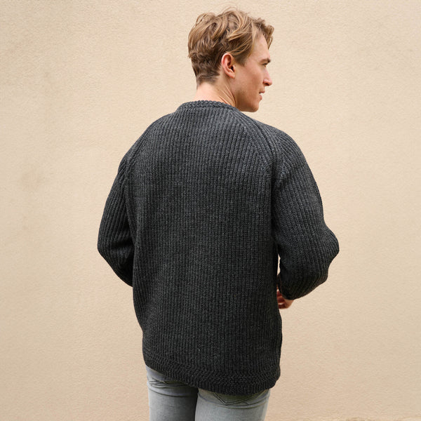 WW Merino PJ - Charcoal/Spruce main image 1