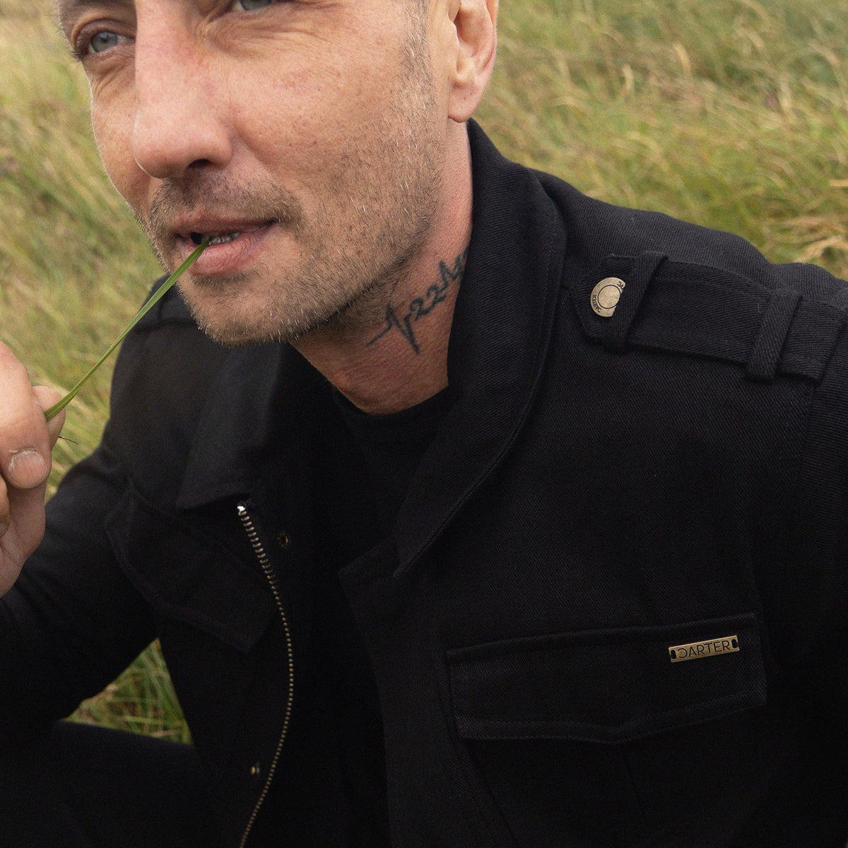 KB333B BLACK CARGO JACKET
