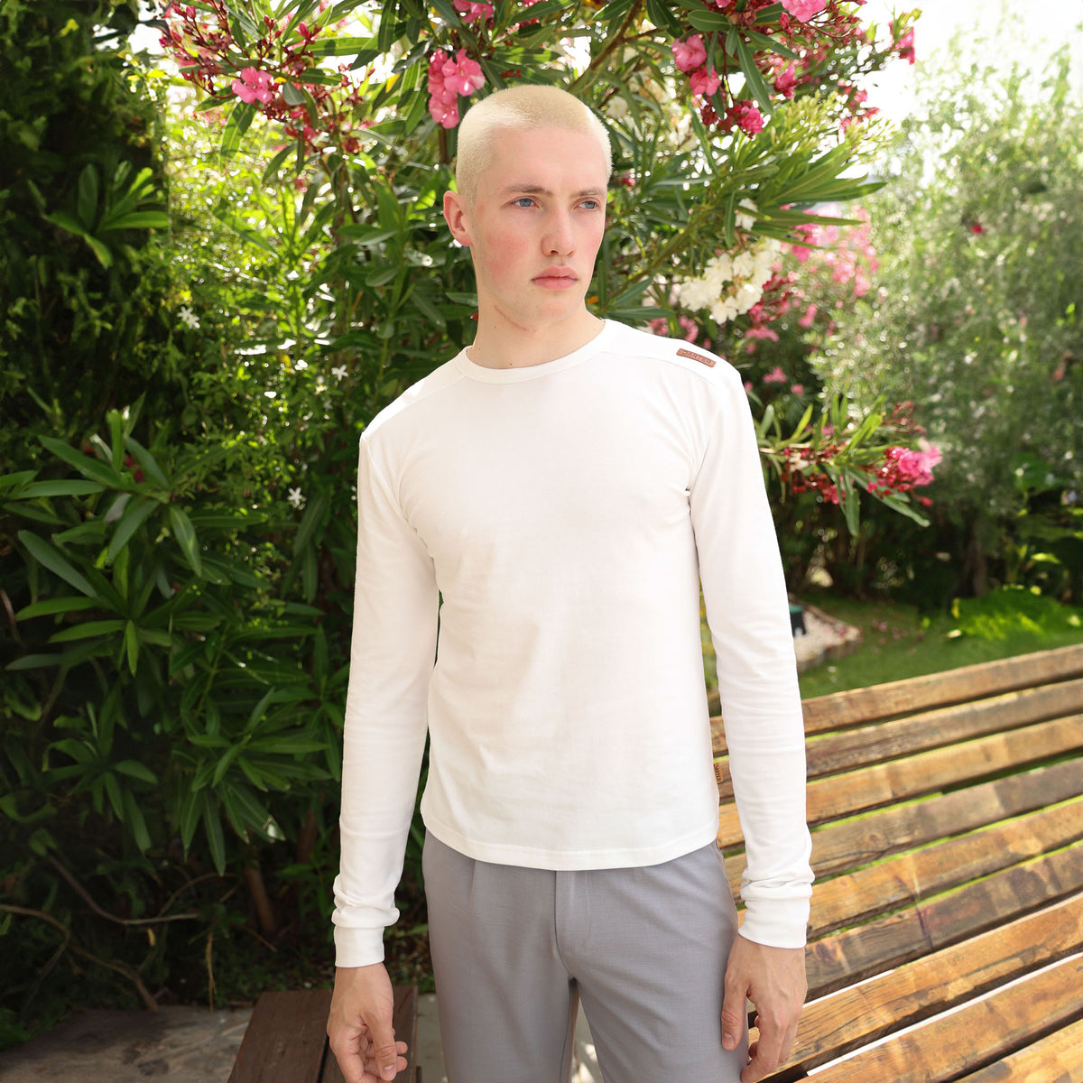 FM444OW SOFT TOUCH LONG SLEEVE BASE LAYER WHITE