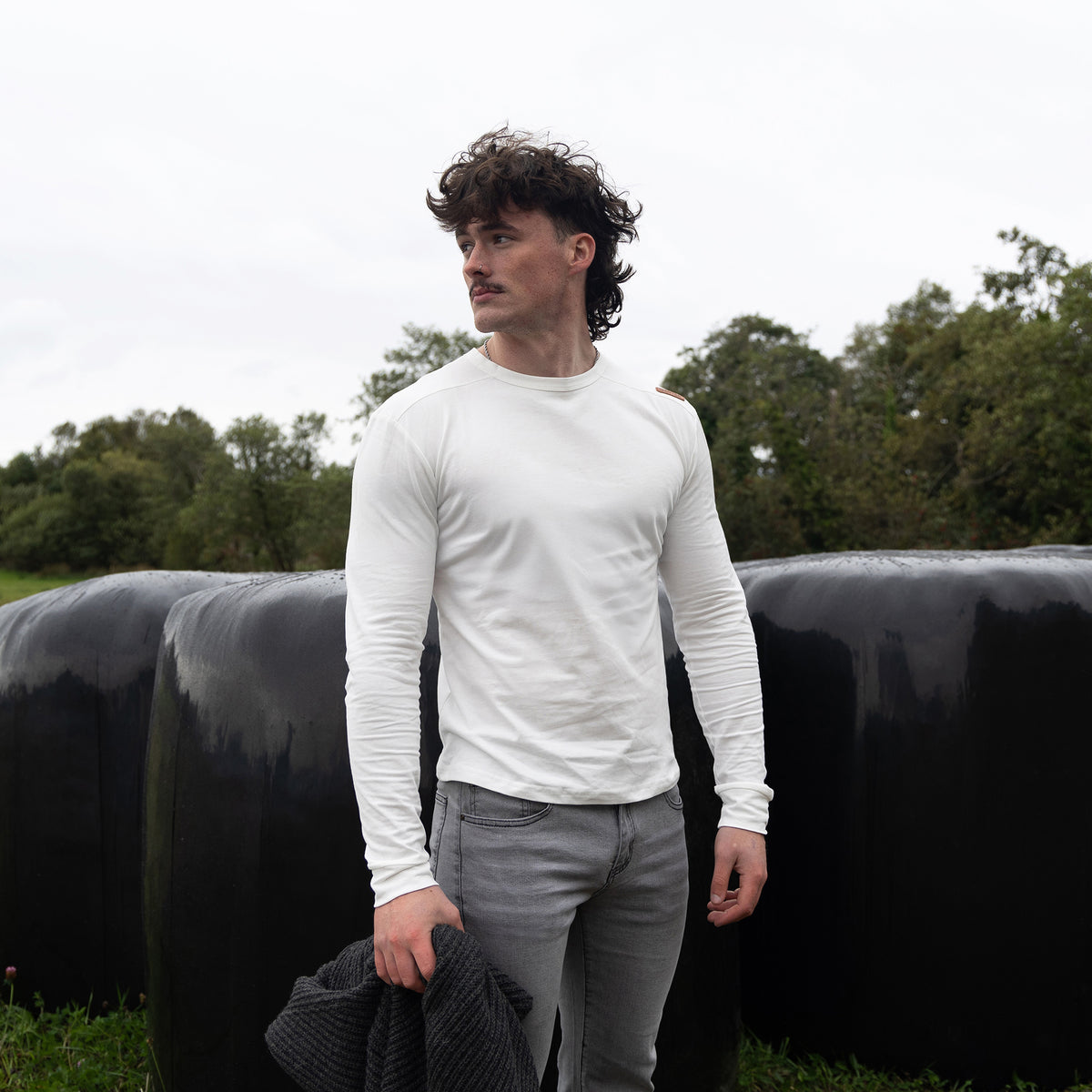 FM444OW SOFT TOUCH LONG SLEEVE BASE LAYER WHITE
