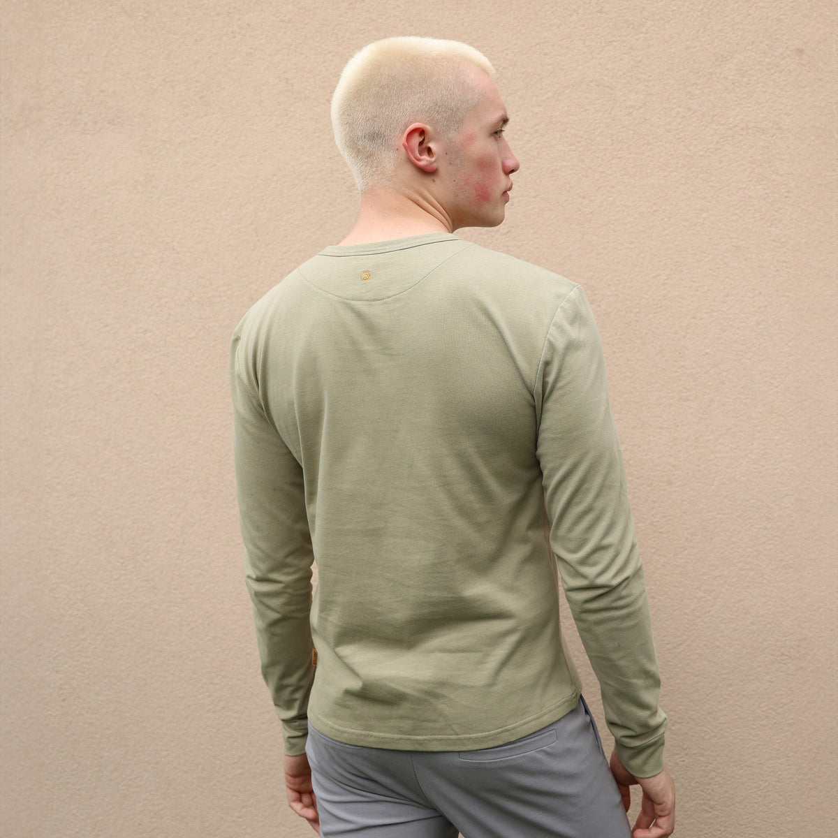 FM444G SOFT TOUCH LONG SLEEVE BASE LAYER SAGE GREEN
